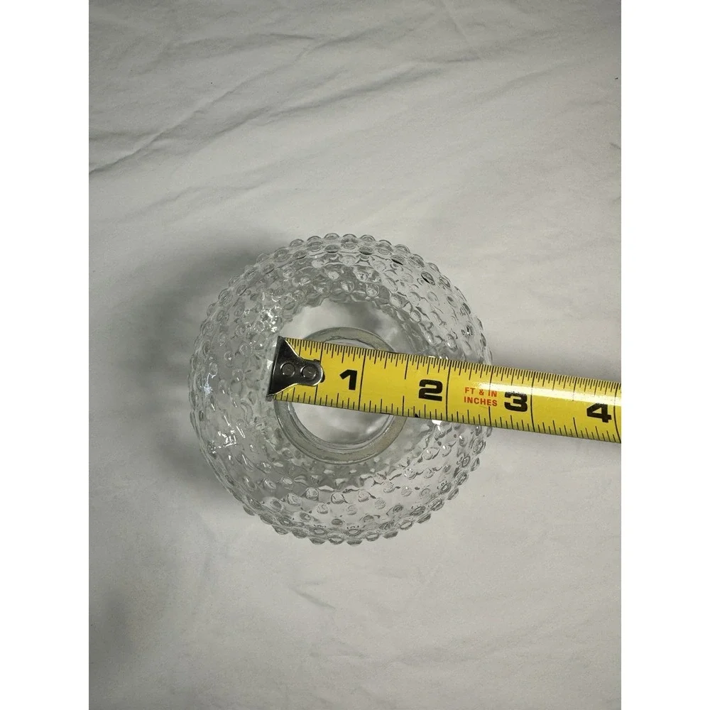 Clear VTG Hobnail Shade For Lamps Or Oil Lights 5